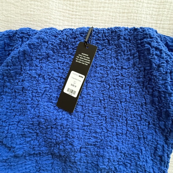 Tulisa Rouched Midi Dress - Blue - Picture 4 of 5